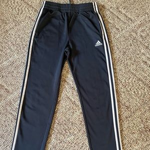 Boys grey Adidas athletic pants size L